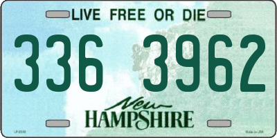 NH license plate 3363962