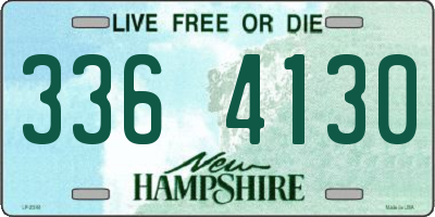 NH license plate 3364130
