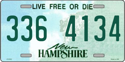 NH license plate 3364134