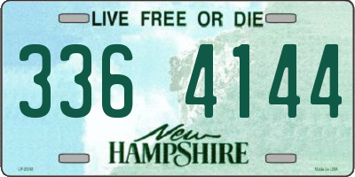 NH license plate 3364144