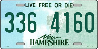 NH license plate 3364160