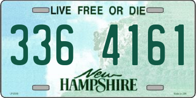 NH license plate 3364161