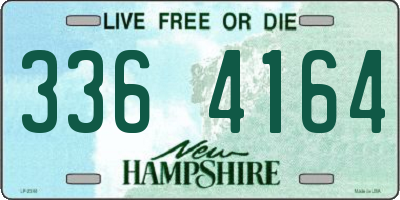 NH license plate 3364164