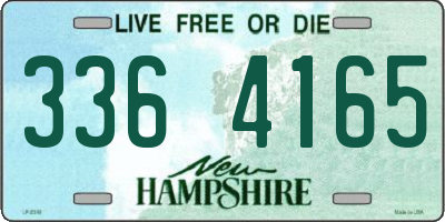 NH license plate 3364165