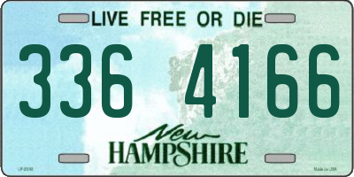 NH license plate 3364166