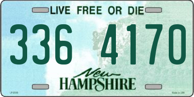 NH license plate 3364170