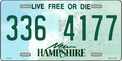 NH license plate 3364177