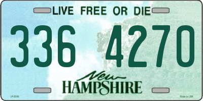 NH license plate 3364270