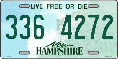NH license plate 3364272