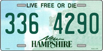 NH license plate 3364290