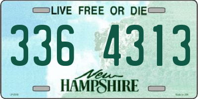 NH license plate 3364313