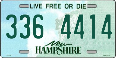NH license plate 3364414