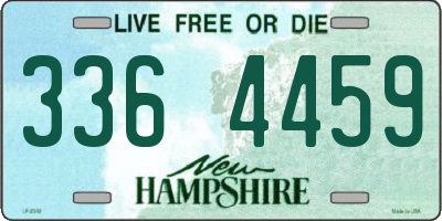 NH license plate 3364459