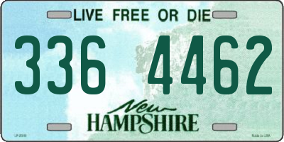 NH license plate 3364462