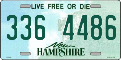NH license plate 3364486