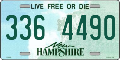 NH license plate 3364490