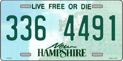 NH license plate 3364491