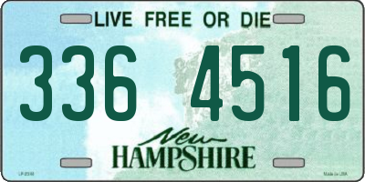 NH license plate 3364516