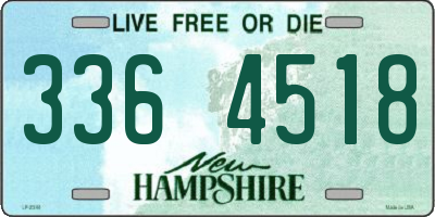NH license plate 3364518