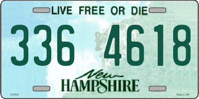 NH license plate 3364618