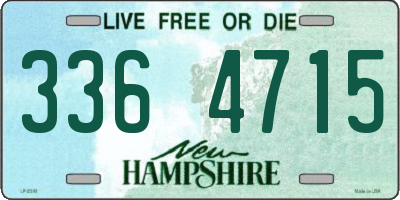 NH license plate 3364715