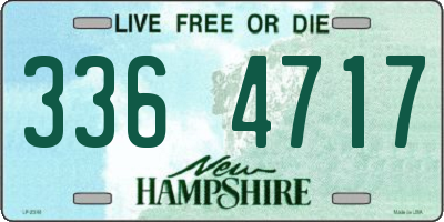NH license plate 3364717