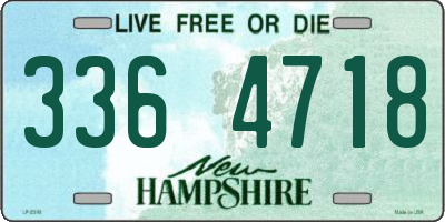 NH license plate 3364718