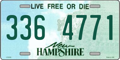 NH license plate 3364771