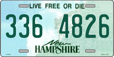NH license plate 3364826