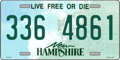 NH license plate 3364861