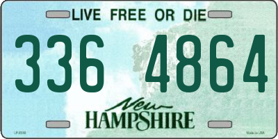 NH license plate 3364864