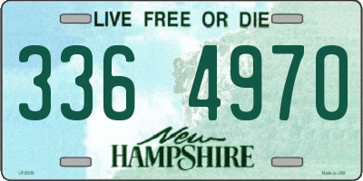 NH license plate 3364970