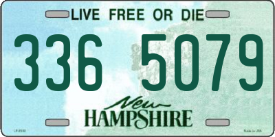 NH license plate 3365079