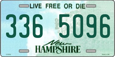 NH license plate 3365096