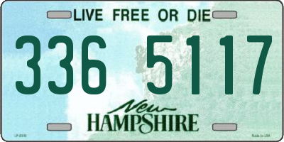 NH license plate 3365117