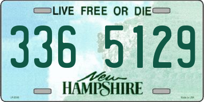 NH license plate 3365129