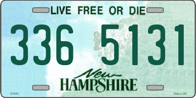 NH license plate 3365131
