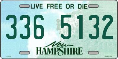NH license plate 3365132