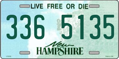 NH license plate 3365135