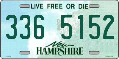 NH license plate 3365152