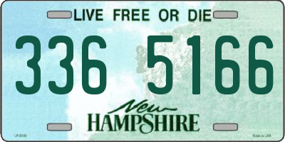 NH license plate 3365166