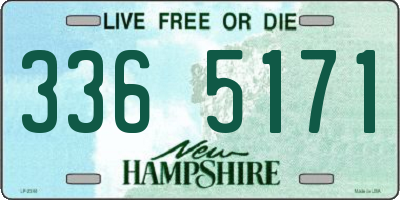 NH license plate 3365171