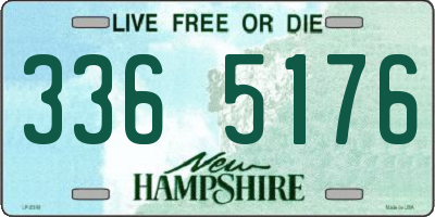 NH license plate 3365176