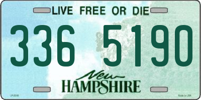 NH license plate 3365190
