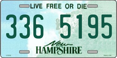 NH license plate 3365195