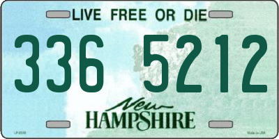 NH license plate 3365212