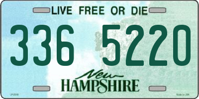 NH license plate 3365220