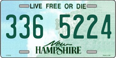 NH license plate 3365224