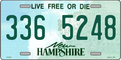 NH license plate 3365248