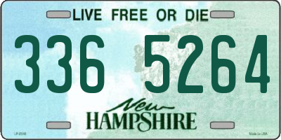 NH license plate 3365264